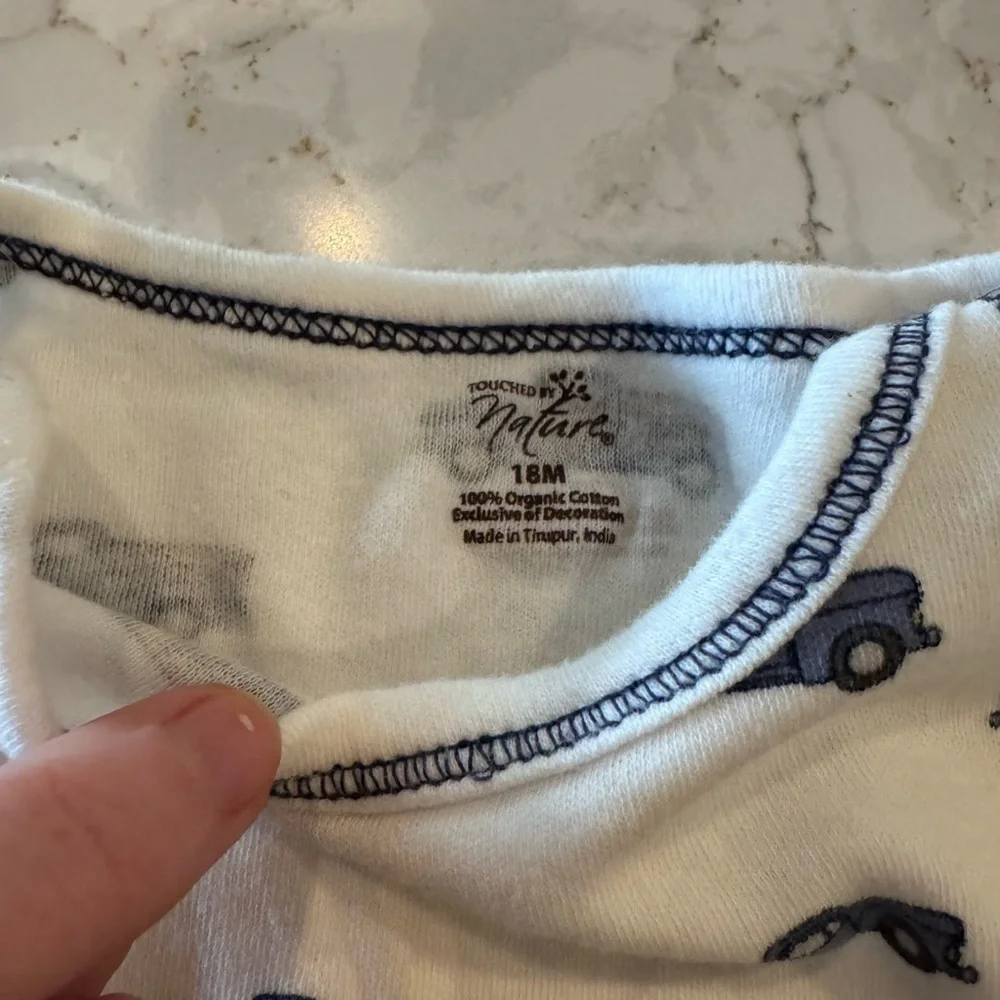 18Mos by Blue and White Kids One Piece Set of 3